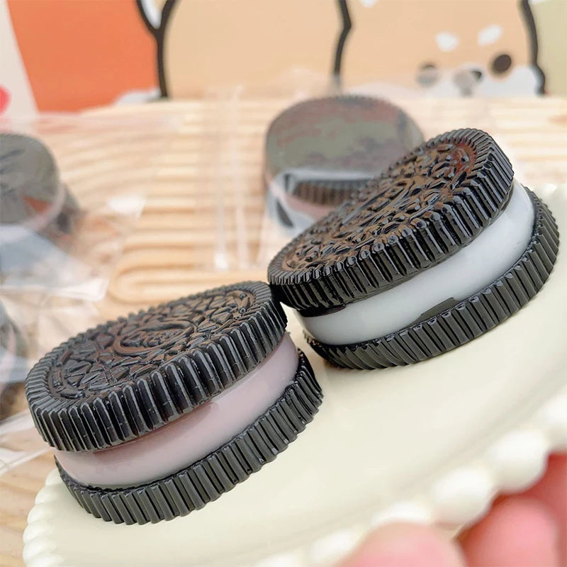 Soft Sticky Texture Silicone Kawaii Oreo Anti pressure Toy