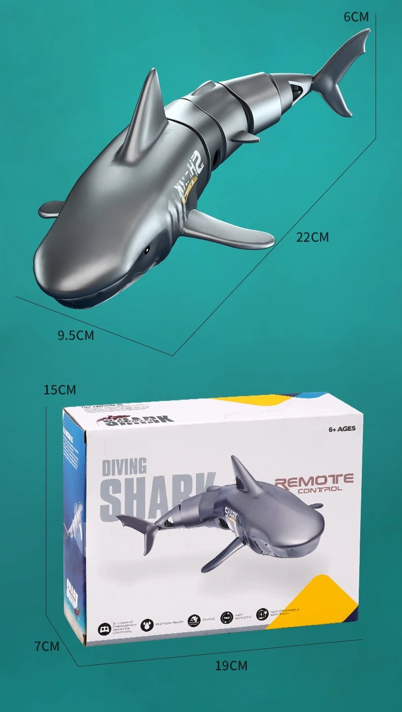 New RC remote control Diving Shark bionic fish.