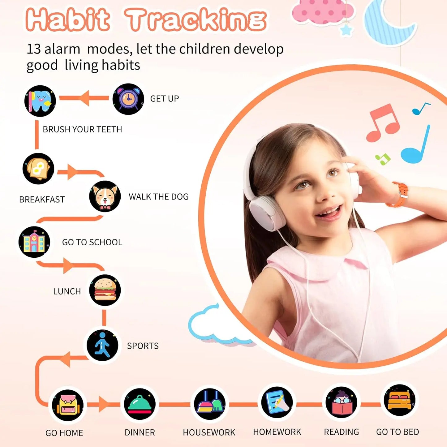 Kids Games Smart Watch for Age 5-12 Kids