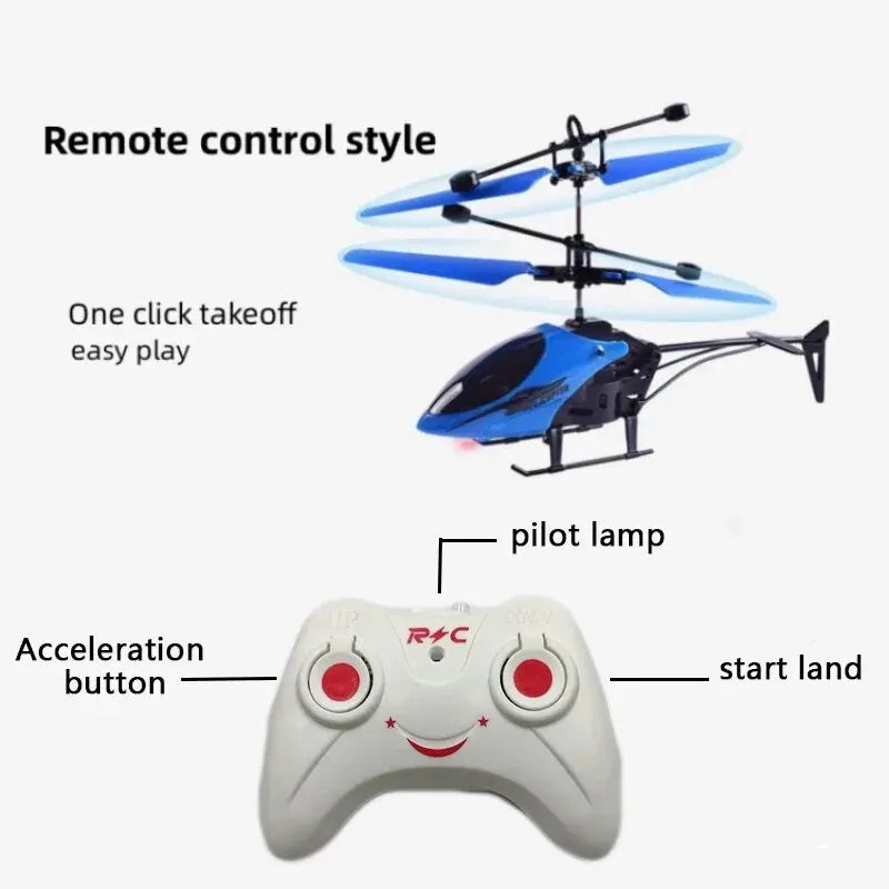 Mini RC Helicopter Drone Rechargeable