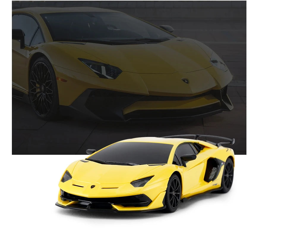 Remote Control Lamborghini Aventador SVJ RC Car 1:24 Scale