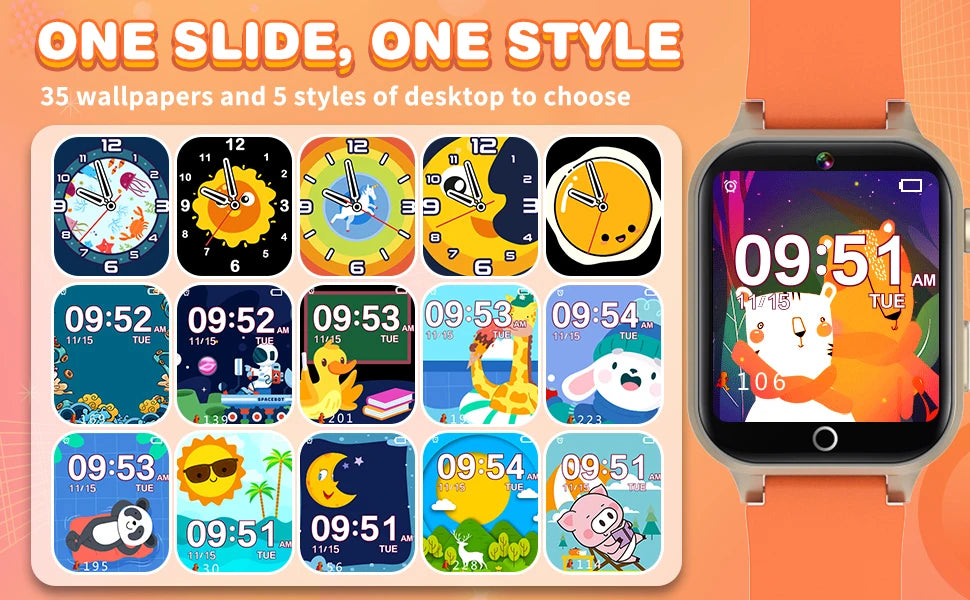 Kids Games Smart Watch for Age 5-12 Kids