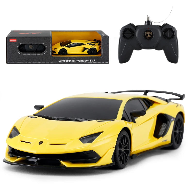 Remote Control Lamborghini Aventador SVJ RC Car 1:24 Scale