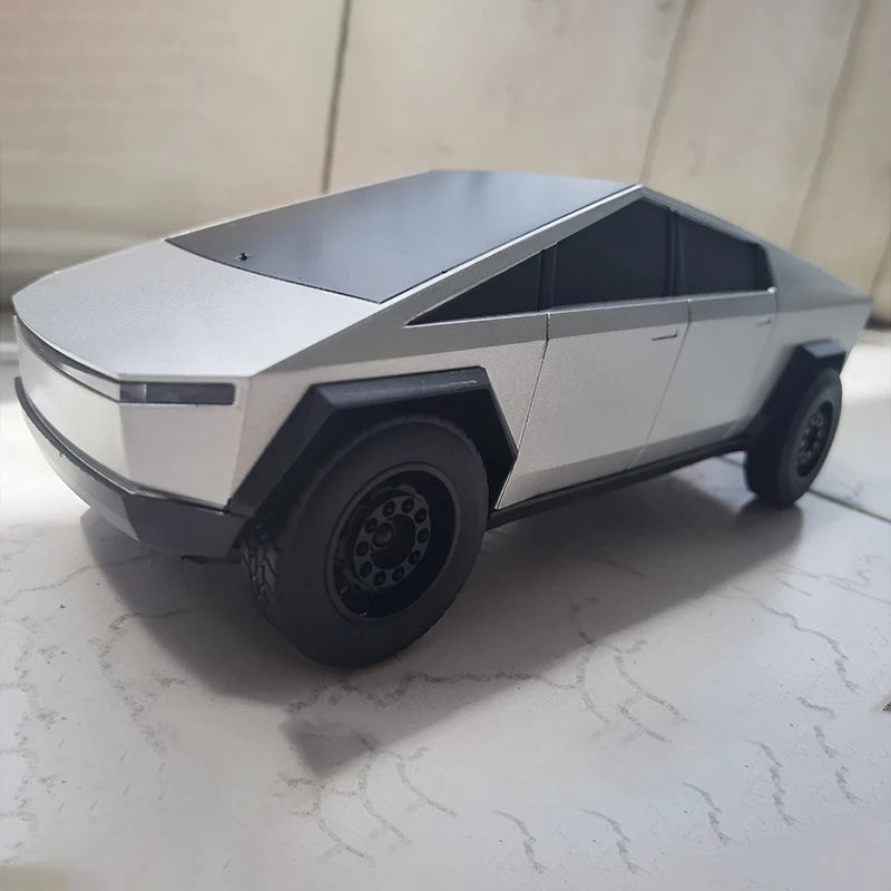 Remote Control Car New 1:14 Tesla Cyber Pickup Charging RC Four way Racing Crash Resistant Boys and Children's Toy Car