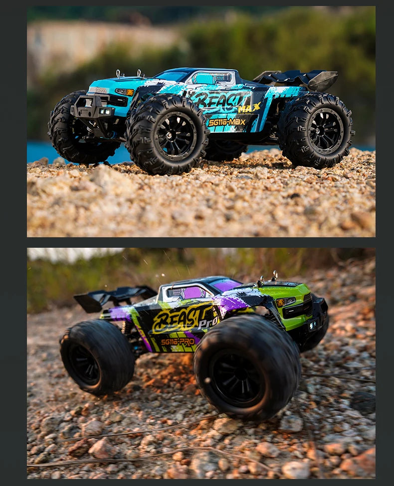 Teeggi 16101 /16102 PRO 1:16 70KM/H High Speed Drift Racing  SG116 MAX 4WD RC Car Off Road Car Monster Truck Toys For Kid Gift