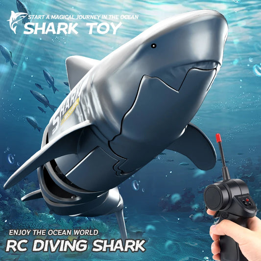 New RC remote control Diving Shark bionic fish.