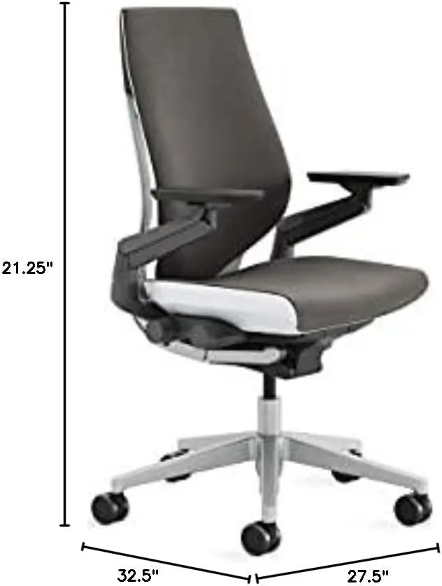 Gesture Office Chair Ergonomic Work Chair with Wheels for Carpet Comfortable Office Chair Intuitive to Adjust Chairs for Desk