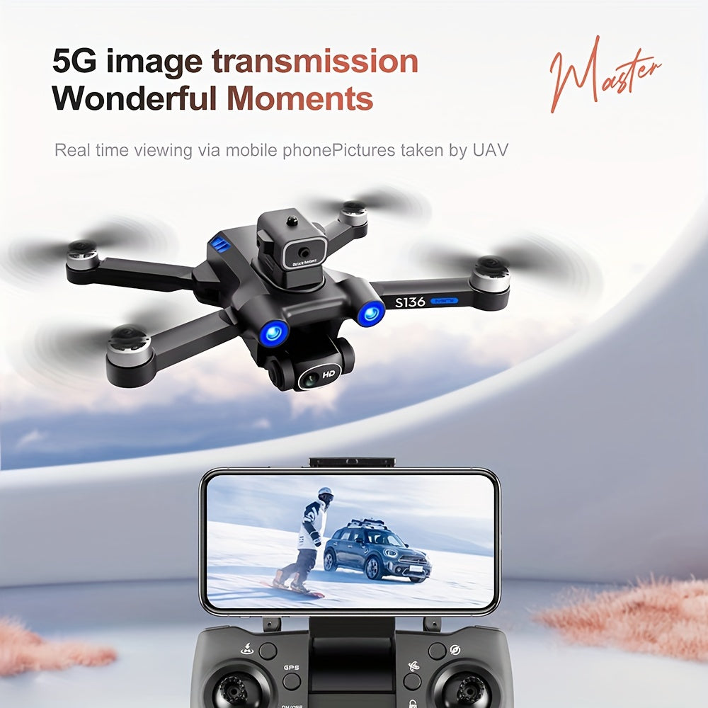 Ultimate GPS Drone Quadcopter - 4K Camera, 5G, Follow Me, GPS Auto Return Home & Foldable