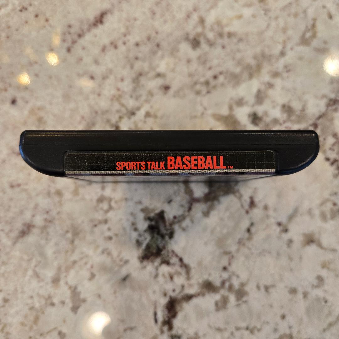 Sports Talk Baseball Sega Genesis Cart Only!