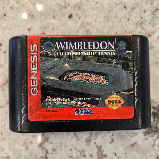 Wimbledon Championship Tennis Sega Genesis Cart Only!