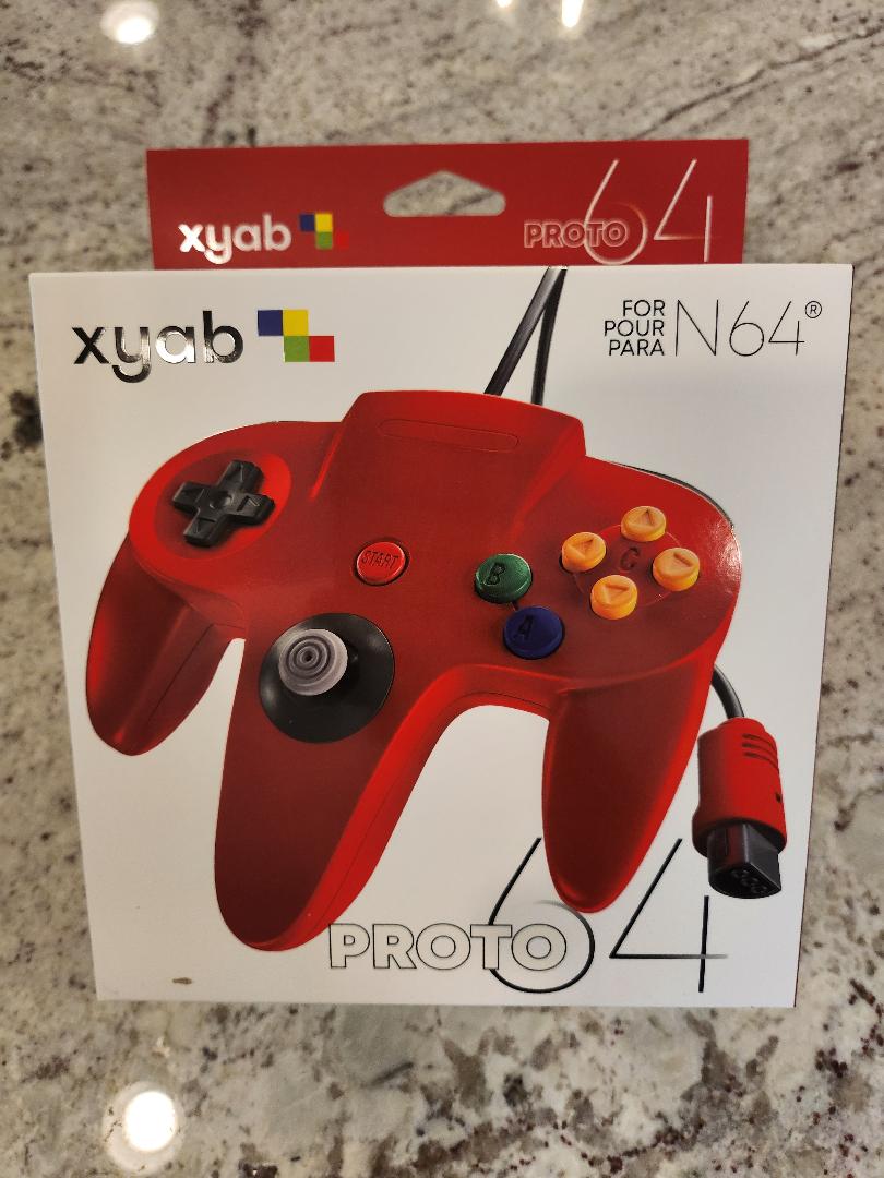 Proto64 Controller Red for N64 Nintendo 64 Brand New