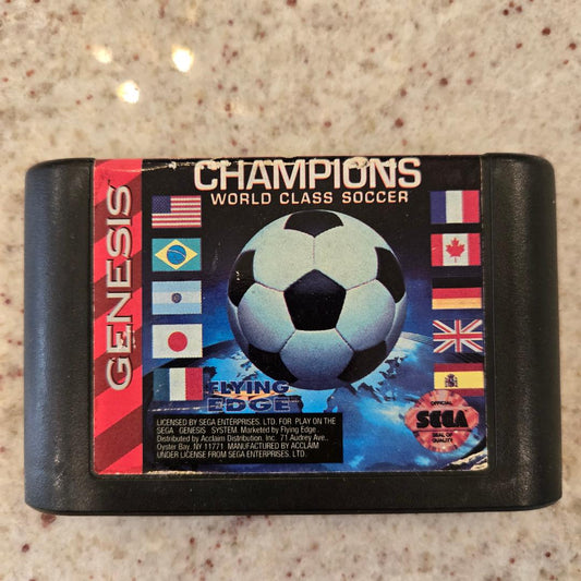 Champions World Class Soccer Sega Genesis Cart Only!