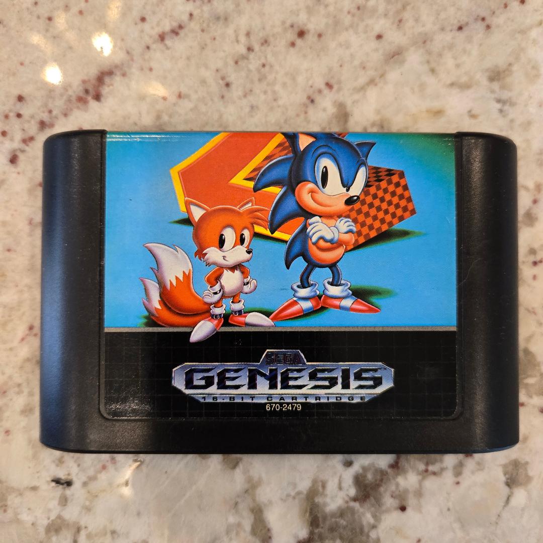 SONIC 2 Sega Genesis Cart Only!