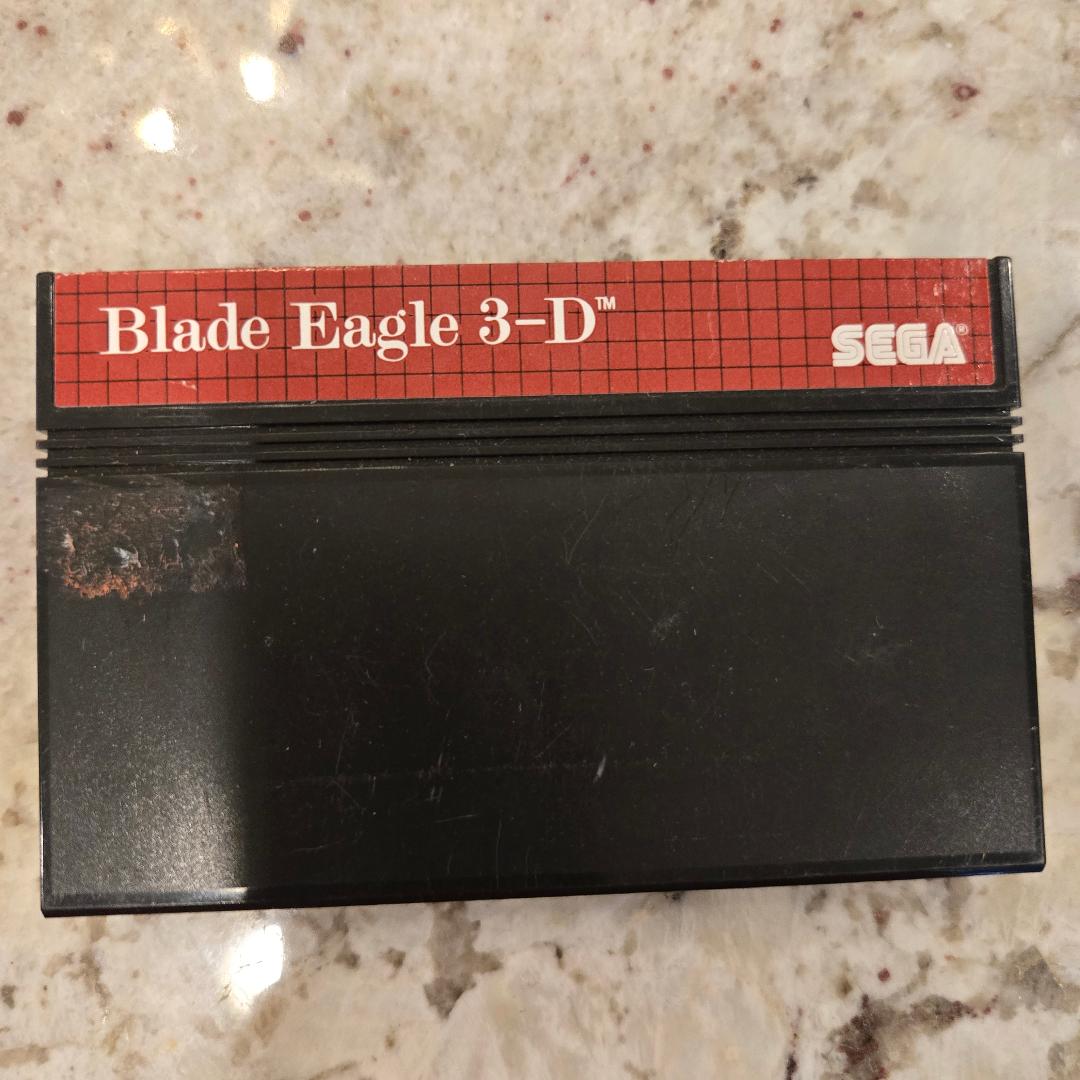 Blade Eagle 3-D Sega Master System Cart Only!