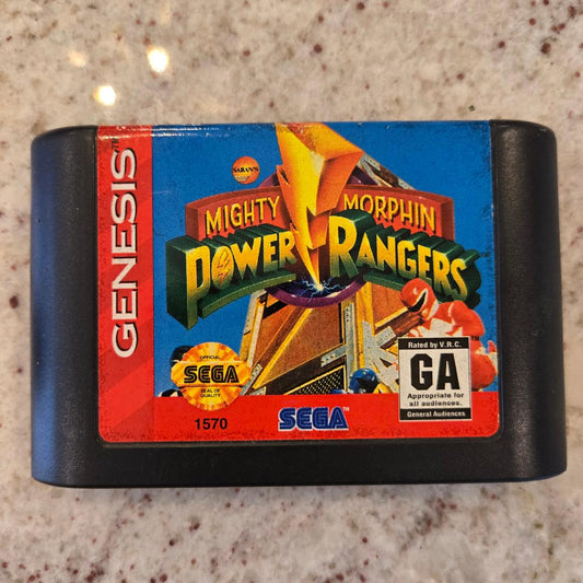 Mighty Morphin Power Rangers Sega Genesis Cart Only!