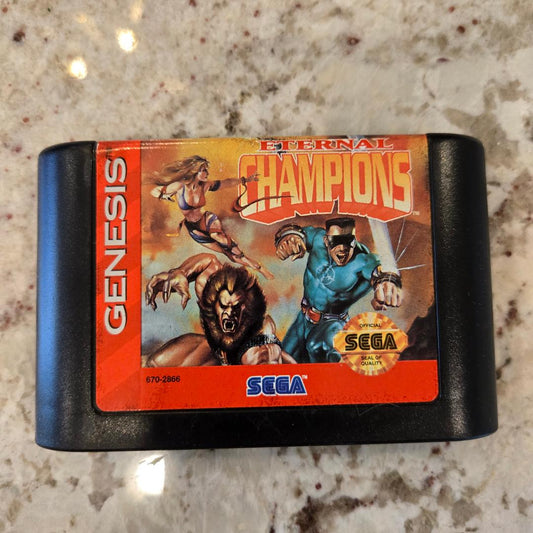 Eternal Champions Sega Genesis Cart Only!