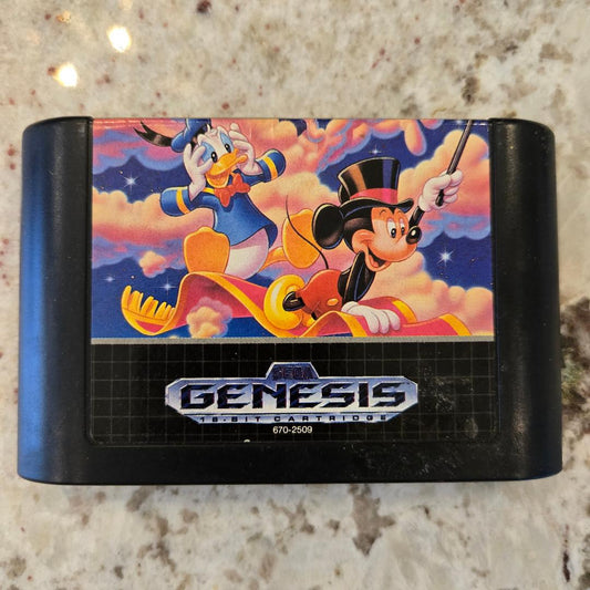 World of Illusion Starring Mickey Mouse & Donald Duck Sega Genesis Cart Only!