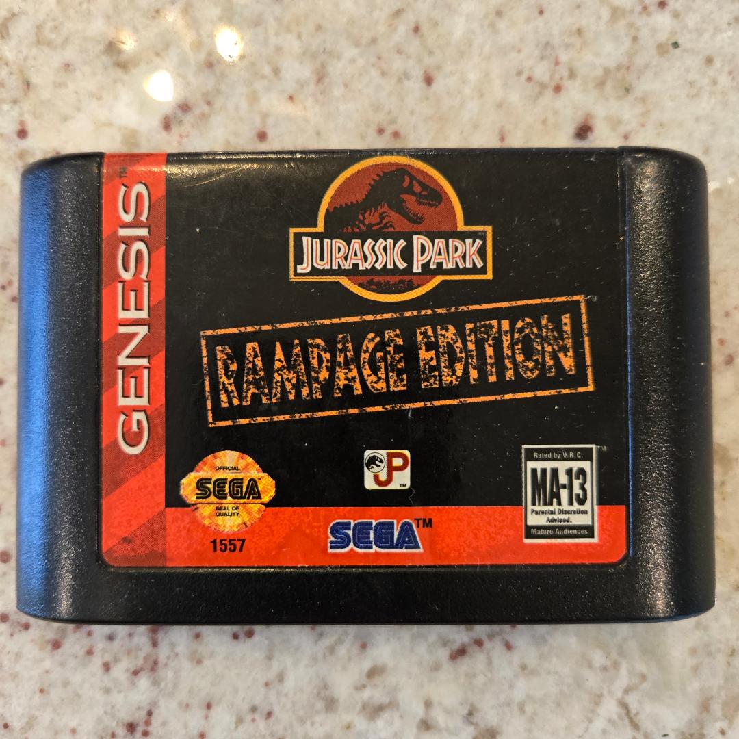 Jurassic Park: Rampage Edition Sega Genesis Cart Only!