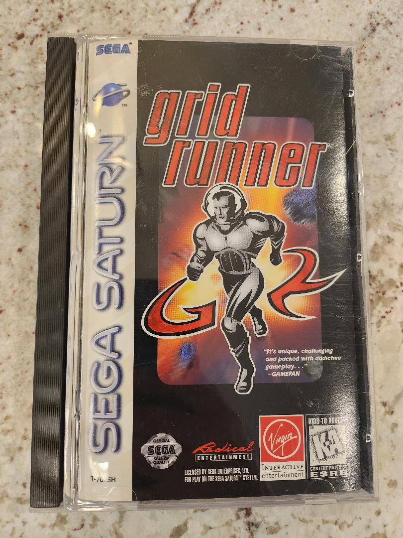 Grid Runner (Sega Saturn, 1996) CIB