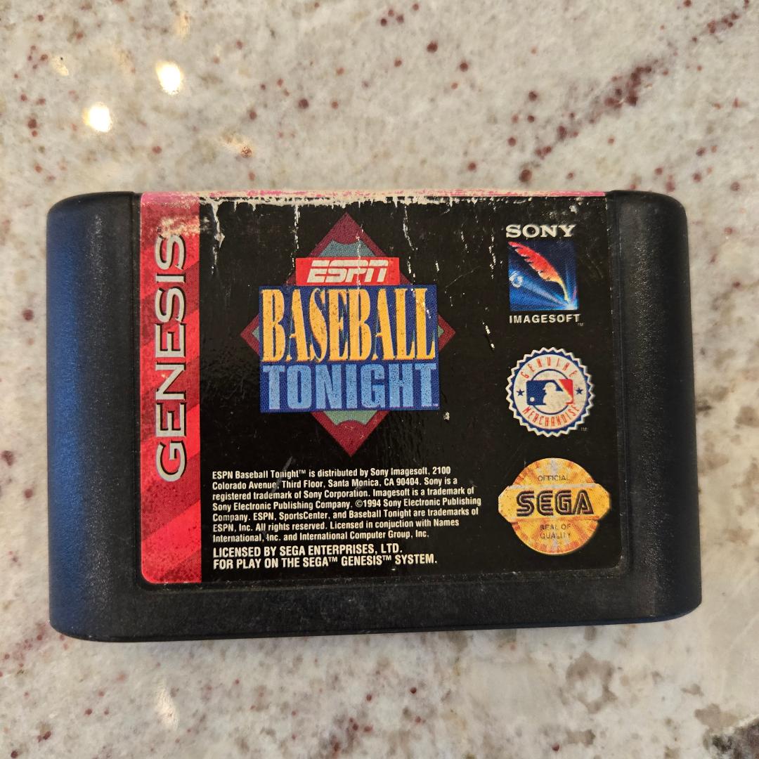 Panier NBA JAM Sega Genesis. et boîte seulement 