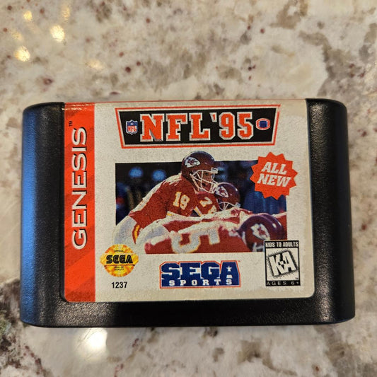 NFL '95 Sega Sports Sega Genesis Cart Only!