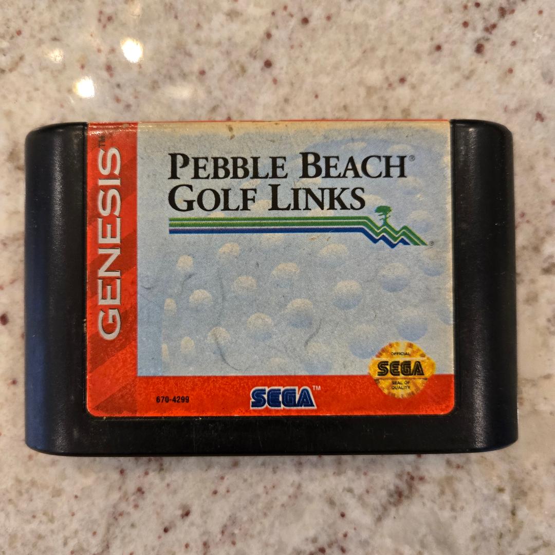 Pebble Beach Golf Links Sega Genesis Cart Only!