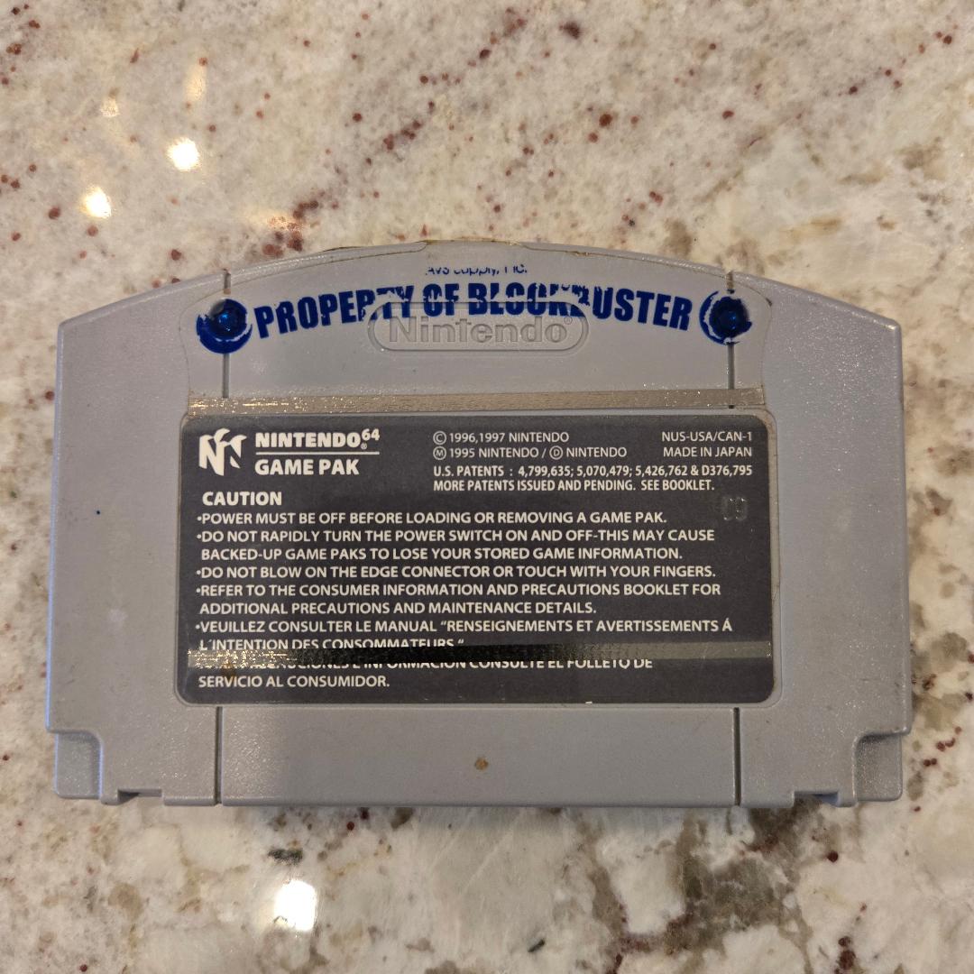 Pokémon's Stadium N64 Game Blockbuster Rental