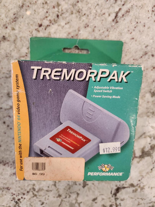 Tremor Pak by Performance for Nintendo 64/N64 new in box