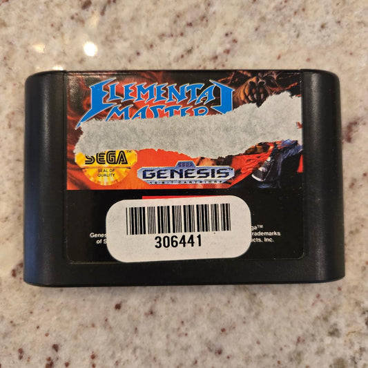 Elemental Master Sega Genesis Cart Only!