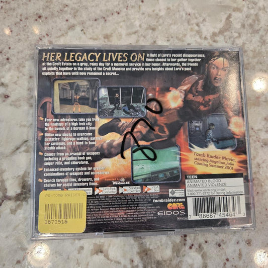 Tomb Raider: Chronicles Sega Dreamcast