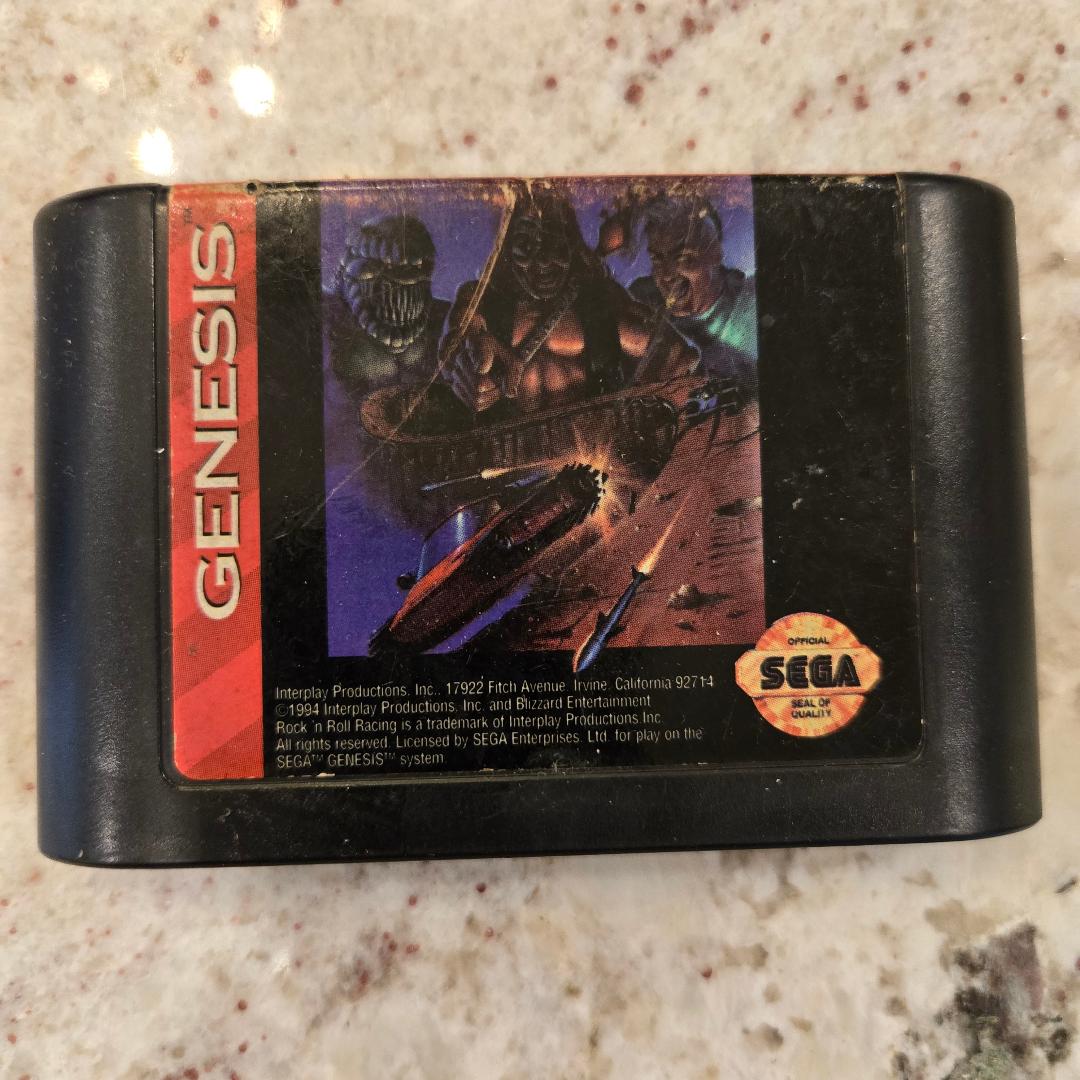 Rock 'n Roll Racing Sega Genesis Cart Only!