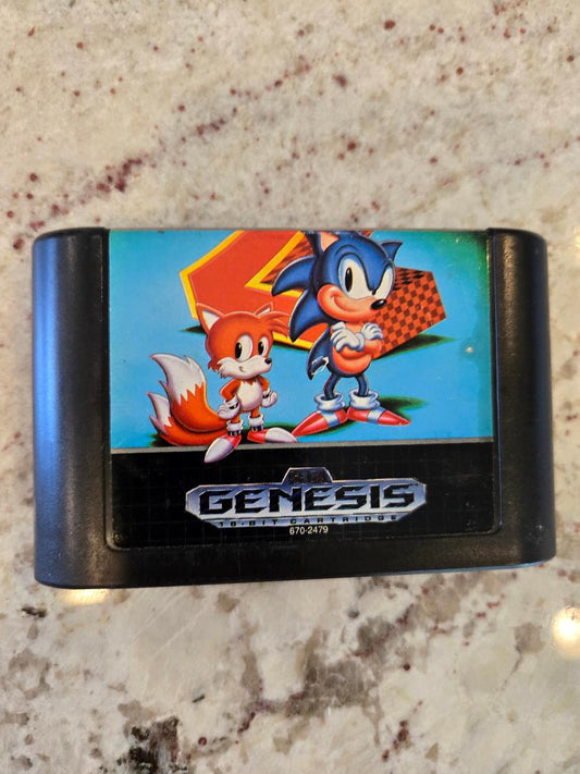 SONIC 2 Sega Genesis Cart Only!