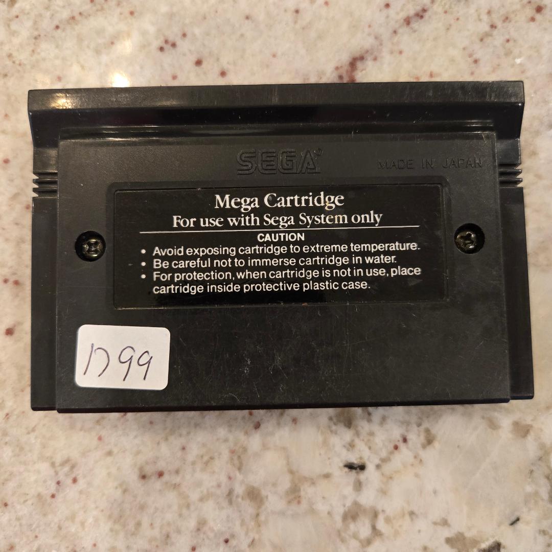 Accrochez-vous et Safari Hunt Sega Master Cart. et boîte seulement 