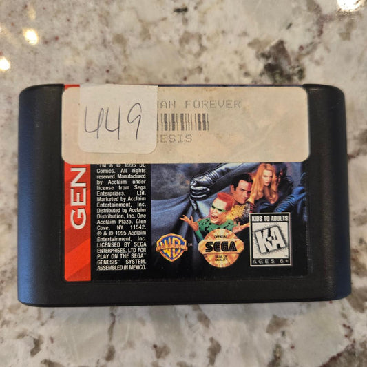 BATMAN FOREVER Sega Genesis Cart Only!