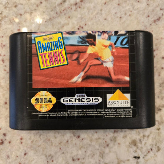 David Crane's Amazing Tennis Sega Genesis Cart Only!