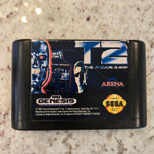 T2: The Arcade Game Sega Genesis Cart Only!