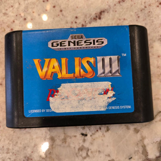 Valis III Sega Genesis Cart Only!