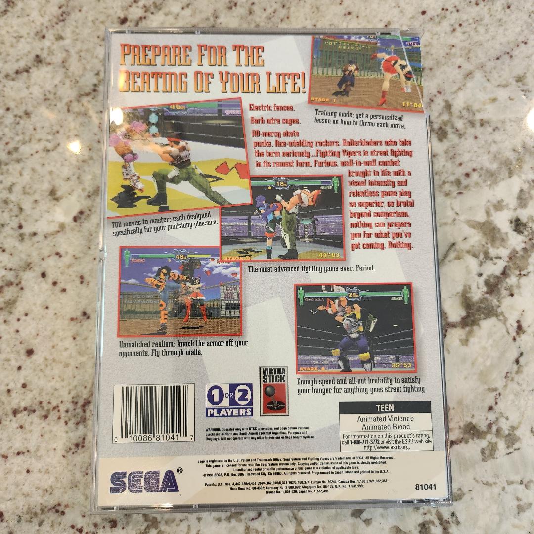 Fighting Vipers (Sega Saturn, 1996) CIB
