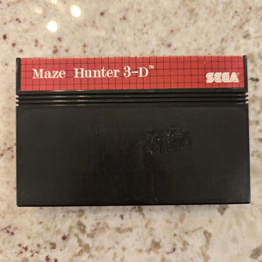 Maze Hunter 3-D Sega Master System Cart Only!