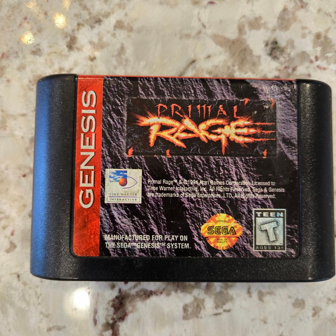 Primal Rage Sega Genesis Cart Only!