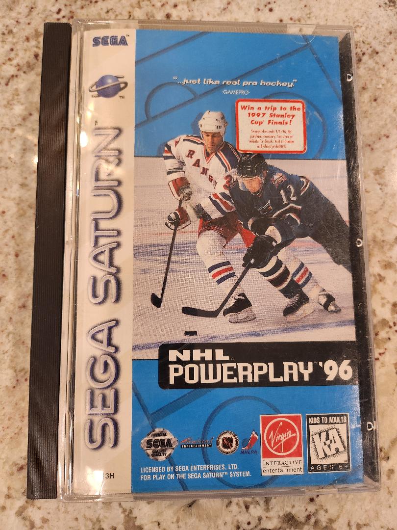 NHL Powerplay '96 Sega Saturn 1996 CIB