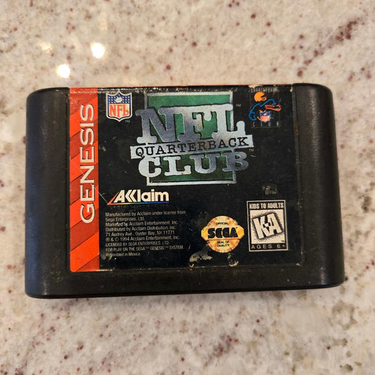 NFL Quarterback Club Sega Genesis Cart Only!