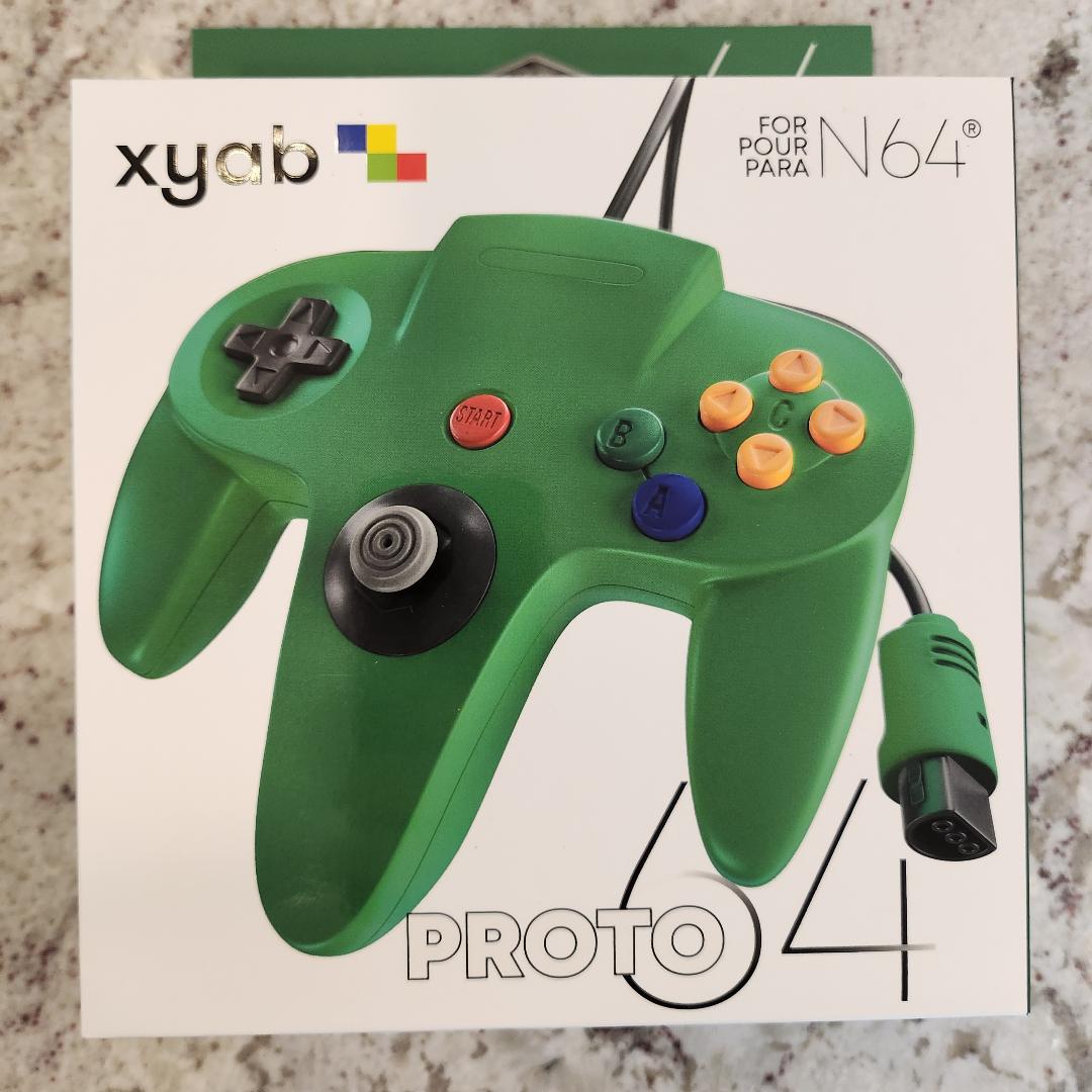 Proto64 Controller Green for N64 Nintendo 64 Brand New
