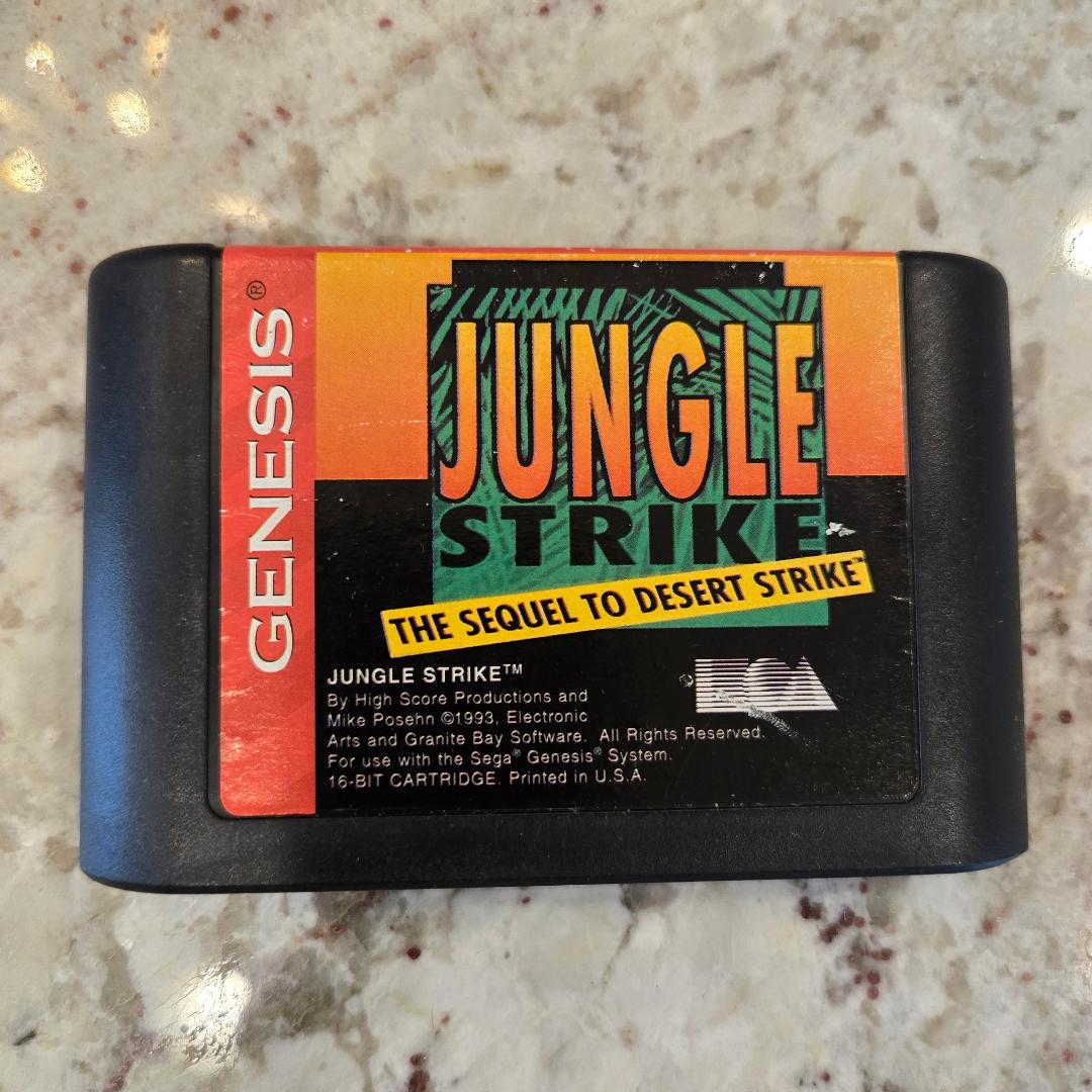 Jungle Strike Sega Genesis Cart Only!