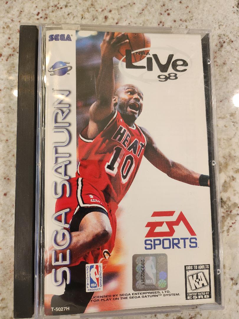 NBA Live 98 (Sega Saturn, 1998) CIB