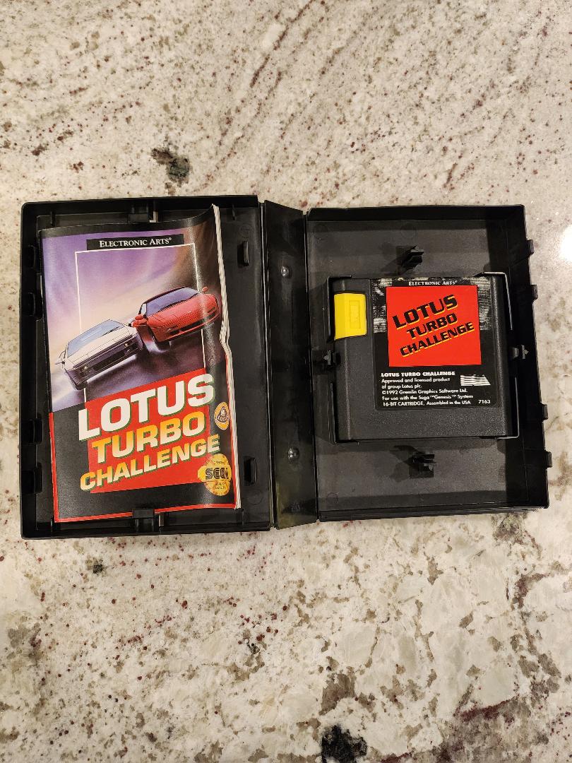 LOTUS Turbo Challenge Sega Genesis CIB 
