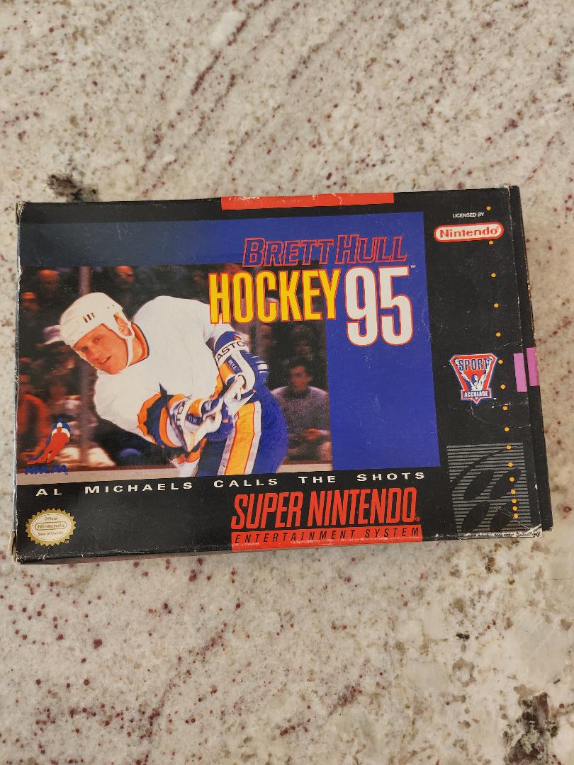 Brett Hill Hockey 95 SNES