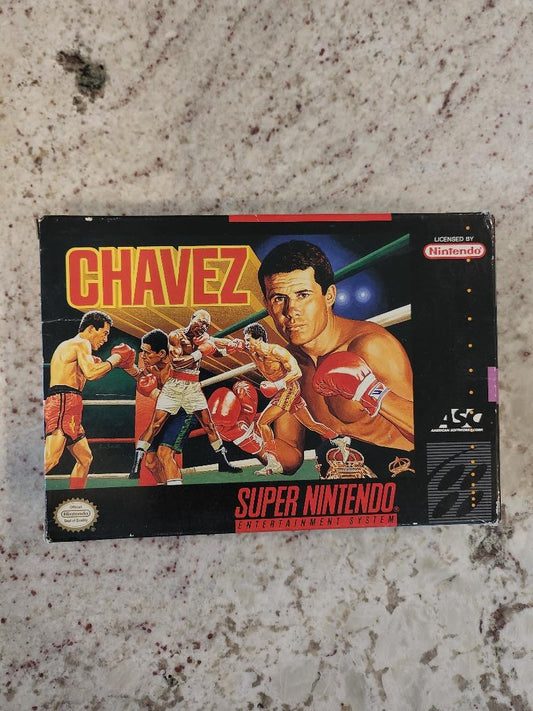 Chávez Boxeo Super Nintendo SNES 