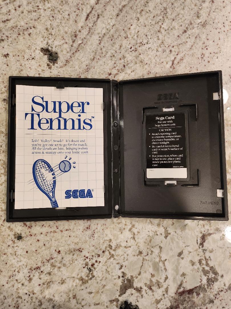 Super Tennis Sega Master CIB