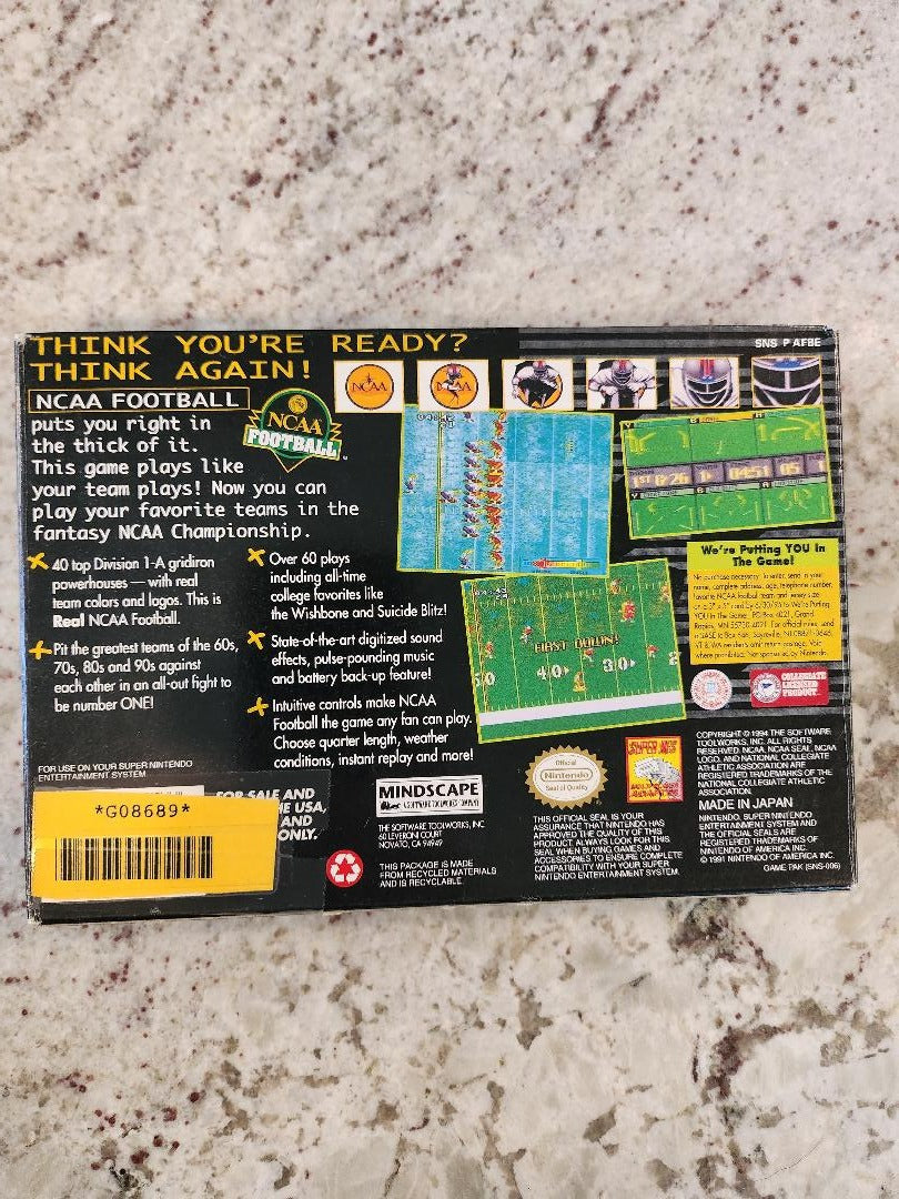 NCAA Football SNES SNES